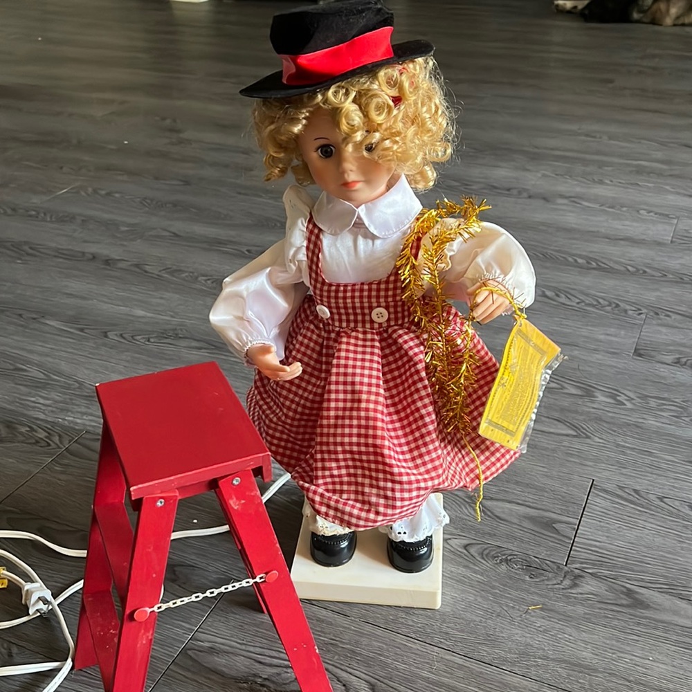Vintage Telco Christmas toys 1989 Doll